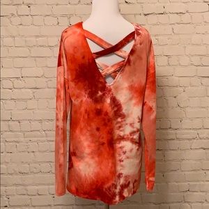 Como Blu Tops - Super Soft Crisscross Back- V Neck Top. NWT Como Blu Tops - Super Soft Crisscross Back- V Neck Top. NWT